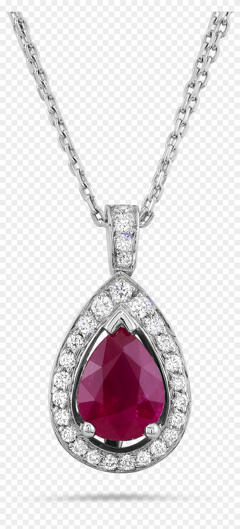 Red Ruby Necklace Transparent #1294921