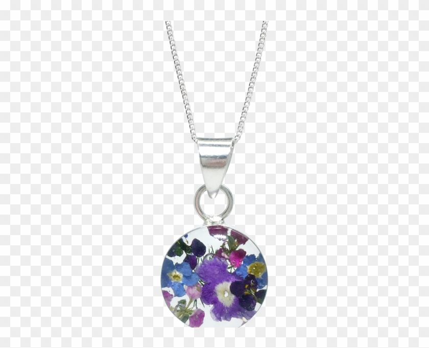 Purple Haze Necklace Round Sterling Silver - Purple Haze Necklace – Round – Sterling Silver #1294967
