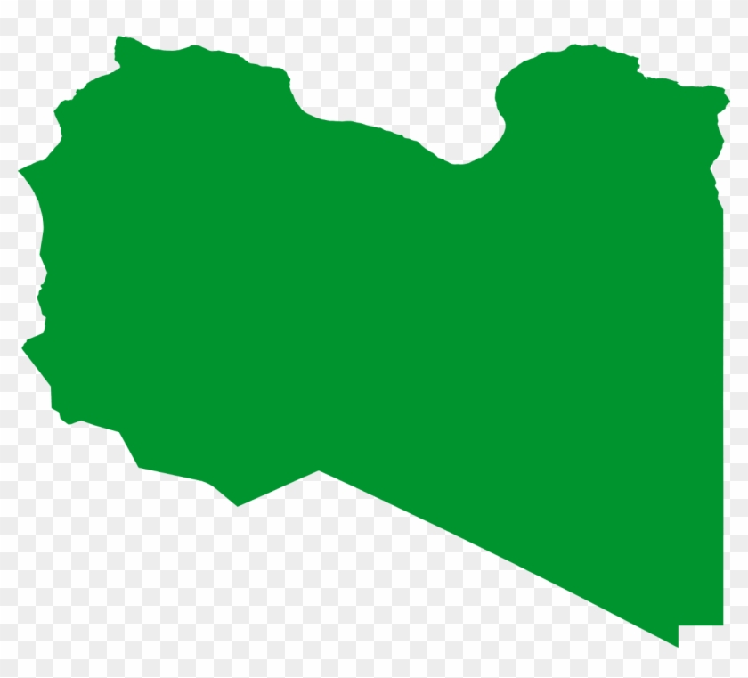 Uprising - Clipart - Libya Map Png #1295059