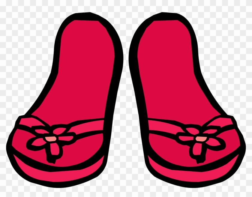 Magenta Sandals - Magenta Flips Flops Throw Blanket #1295063