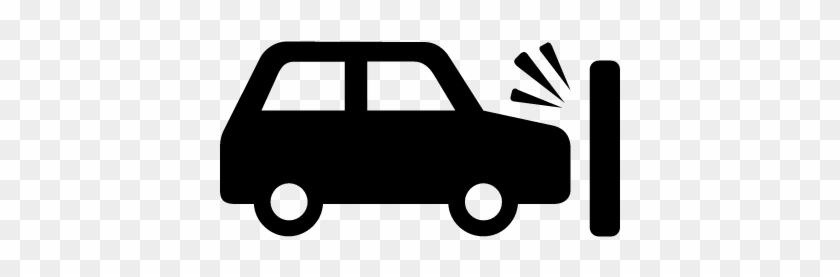 Frontal Crash Vector - Choque Icono #1295247