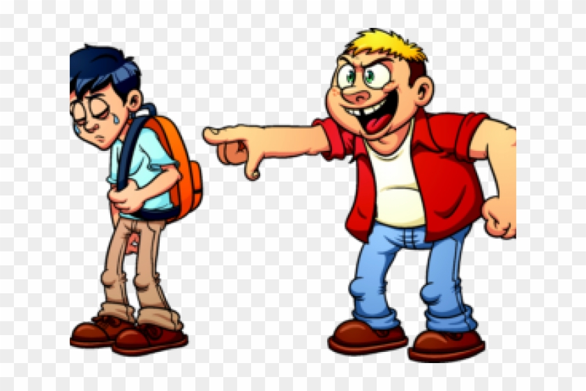 Peer Pressure Clipart - Cartoon Boy Getting Bullied - Free Transparent PNG  Clipart Images Download