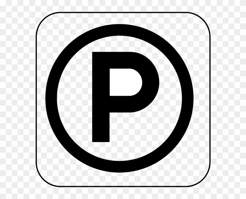 Download Graphic Patterns - Parking Sign Clipart Black And White #1295458