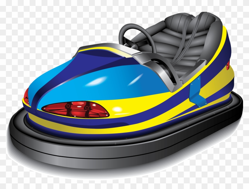 Bumper Cars Clip Art - Bumper Car Vector #1295466