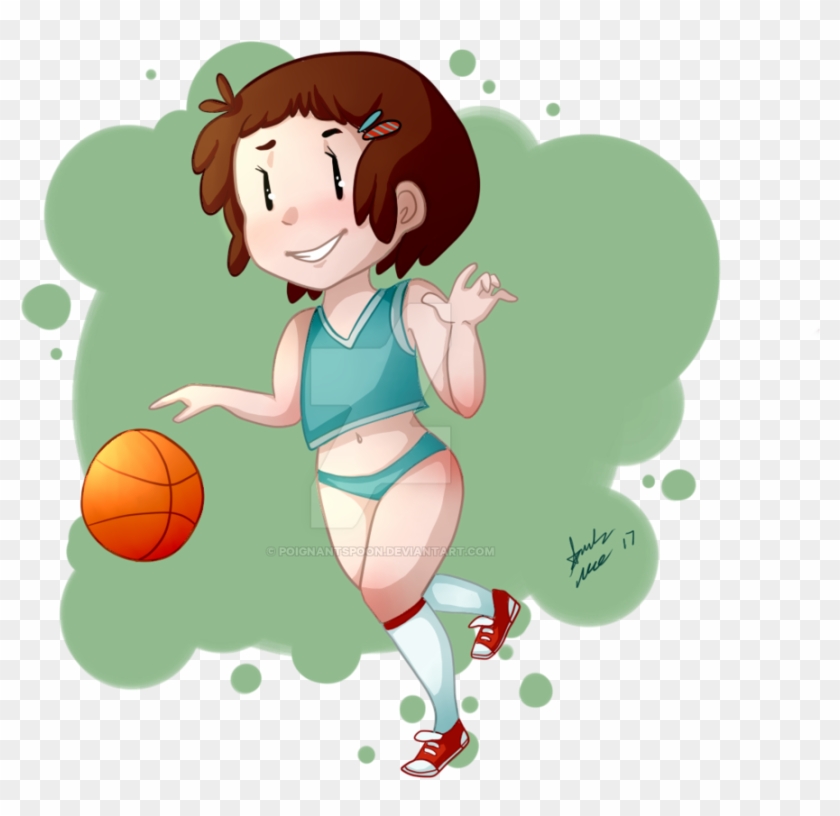 Basketball Girlie By Poignantspoon Basketball Girlie - Cartoon #1295471