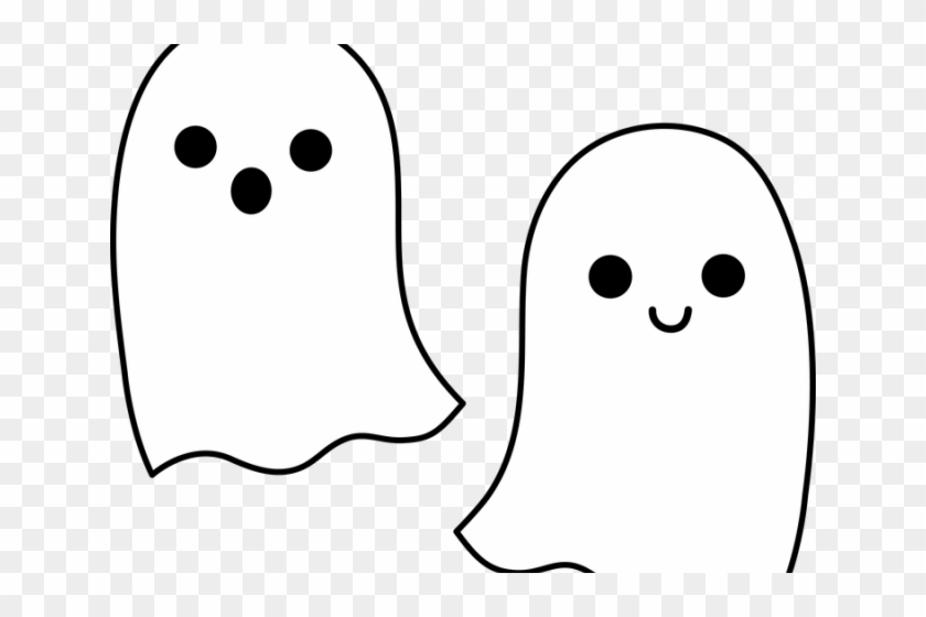 Ghostly Clipart Adorable - Cute Halloween Ghost #1295502