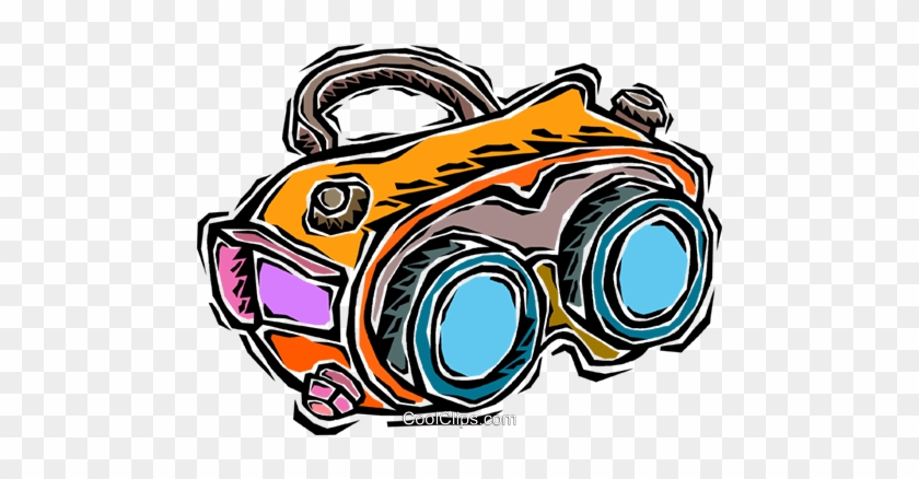 Night Vision Goggles Royalty Free Vector Clip Art Illustration - Night Vision Goggles Clipart #1295514