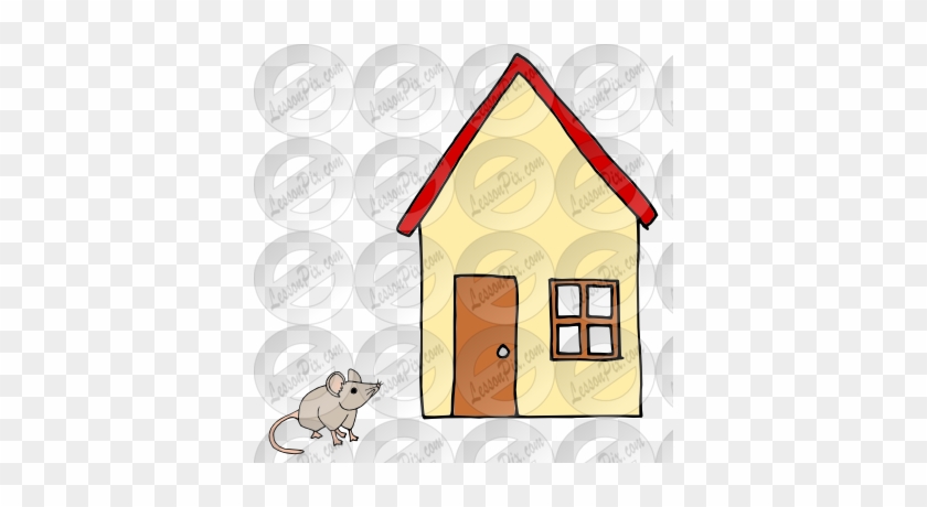 Related Mouse House Clipart - Mouse And House Clipart #1295537