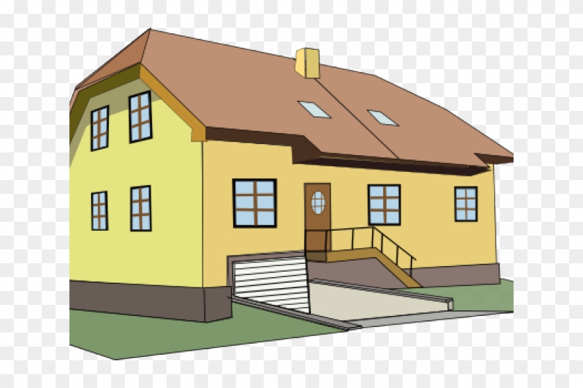 Hosue Clipart Big House - Home Clipart #1295549