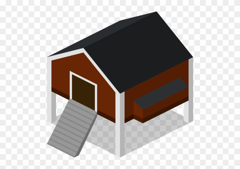 Henhouse Icon - Chicken Coop #1295563