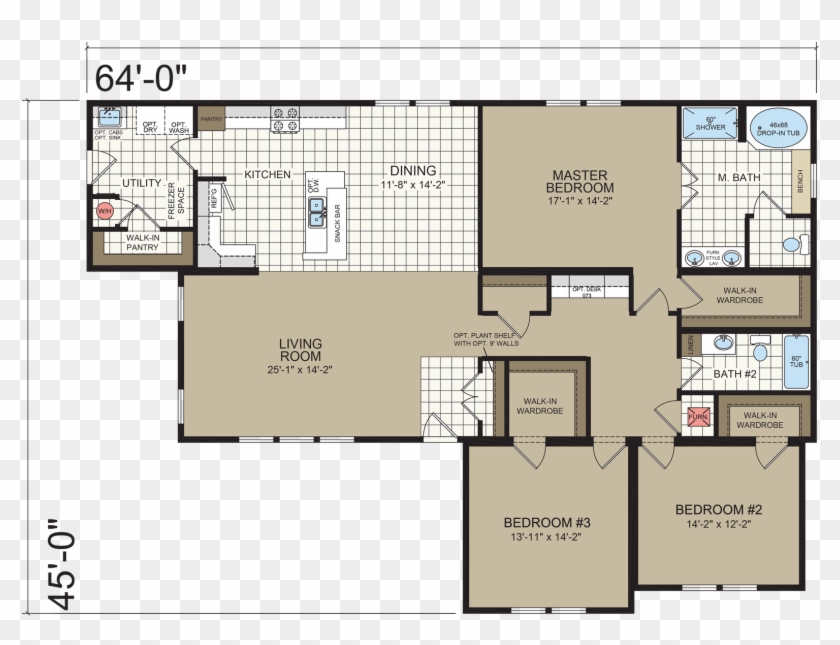 Barclay 6445 Built By Dutch Housing In Topeka, In - Floor Plan #1295697