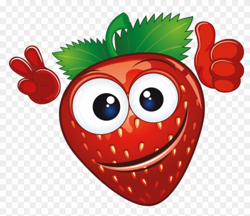 Strawberry Smile Auglis - Smiling Strawberry #1295758