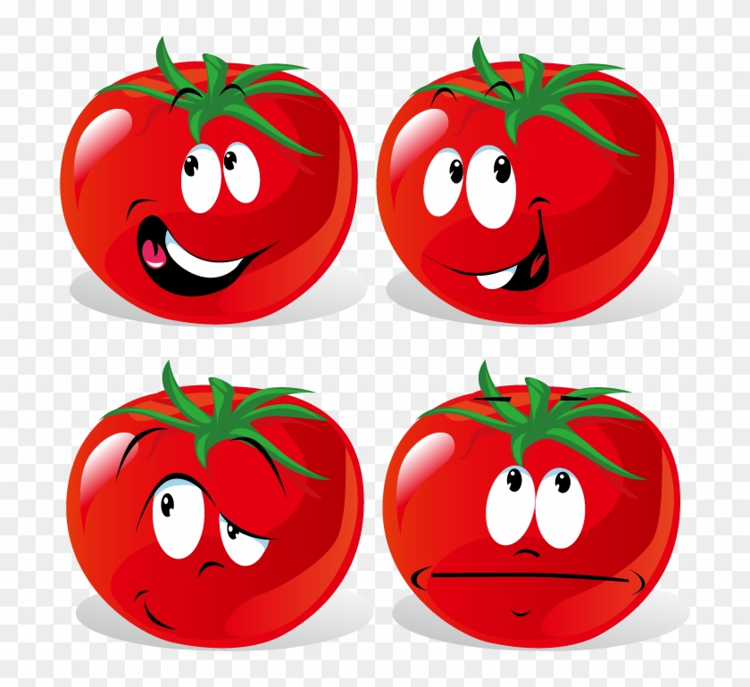 Tomato Cartoon Vegetable Clip Art - Tomato Cartoon #1295797