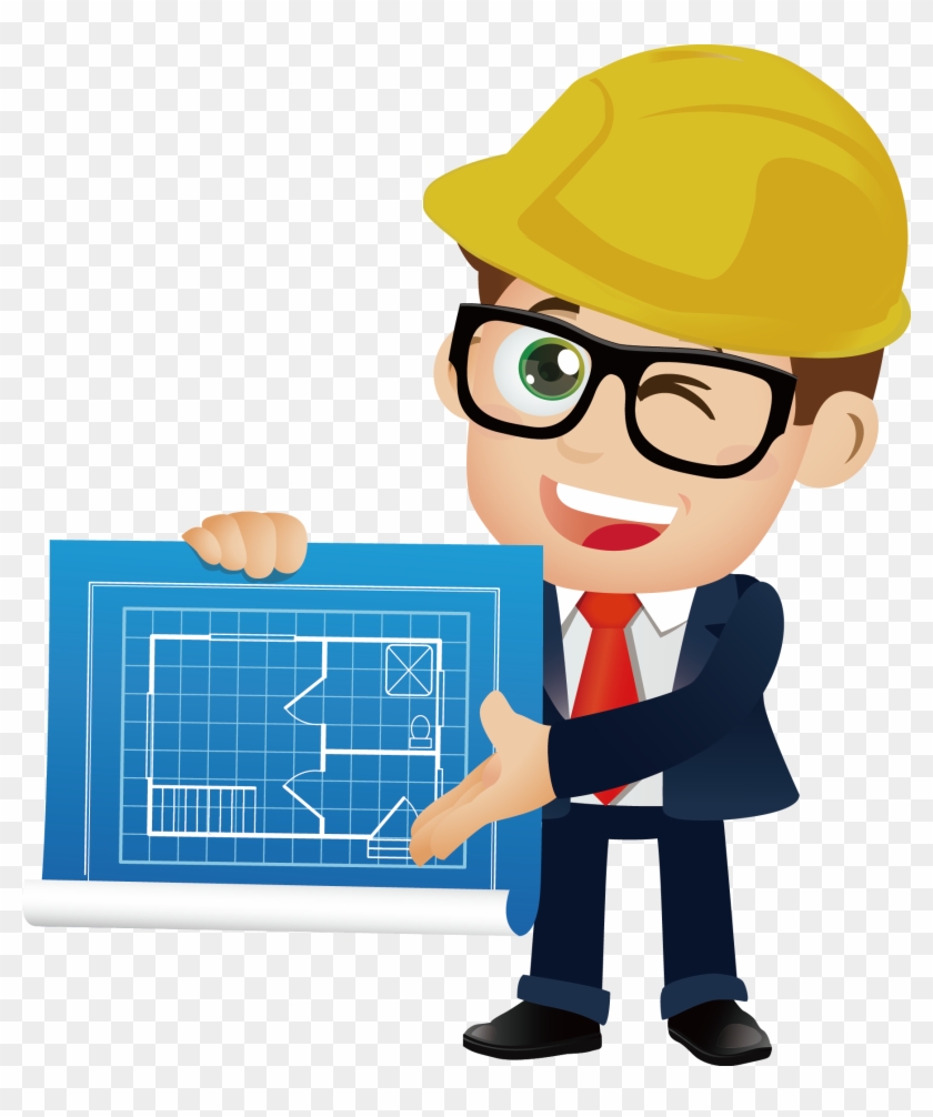 Architectural Engineering Cartoon - Engineer Png #1295817