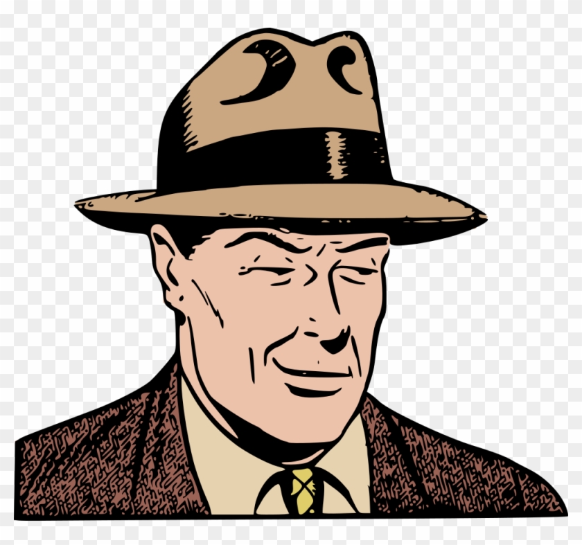 Clip Art Details - Man In A Hat #1295939