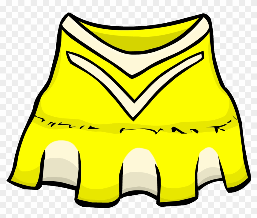 Yellow Cheerleader Outfit - Club Penguin Cheerleader Outfit #1295947