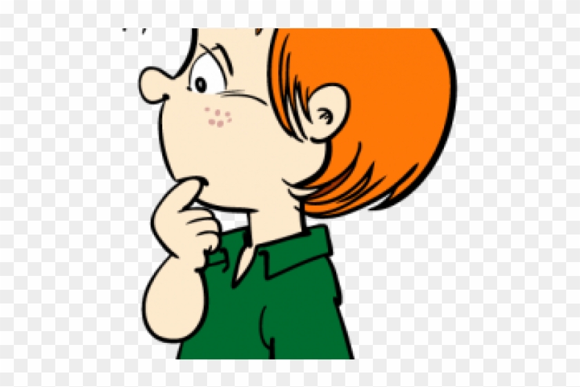 Student Thinking Clipart - Licking Ice Cream Clipart #1296110