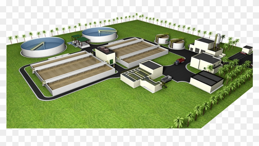 Municipal Wastewater Treatment - Floor Plan #1296149