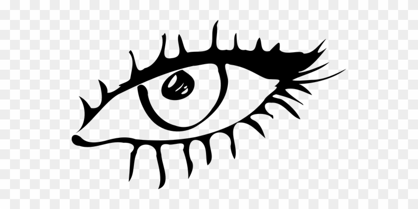 Eye Iris See Focus Vision View Look Sight - Scary Eye Clipart #1296157