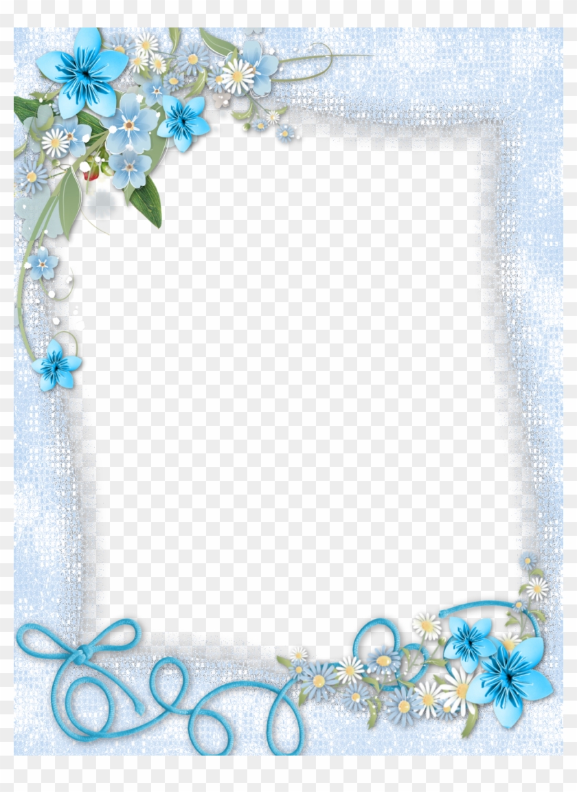 Turquoise Floral Border Png Photo - Castello Aragonese #1296171