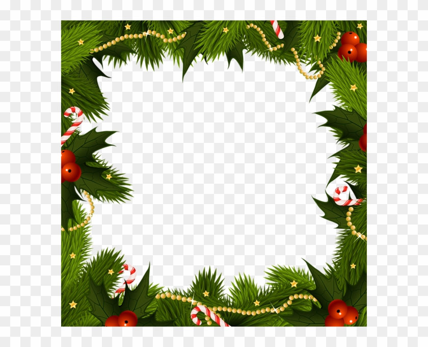 Transparent Christmas Border Png Frame - Christmas Border Transparent Background #1296180