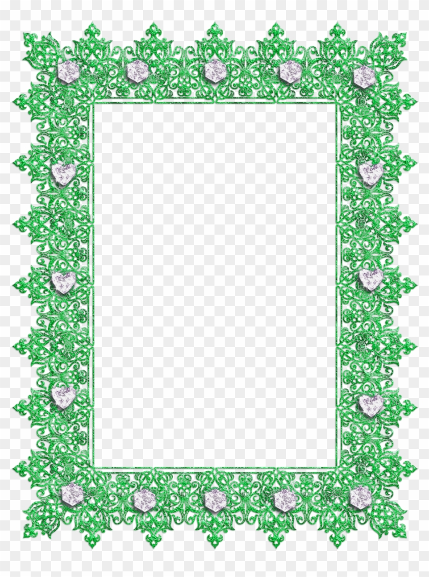 Green Transparent Frame With Diamonds - Diza Frames 12 By Diza 74 On Deviantart Png #1296183