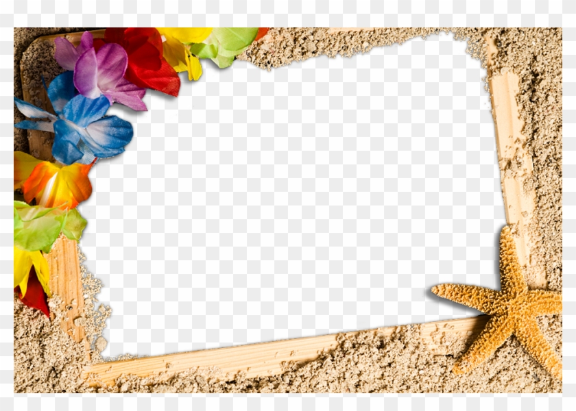 Beach Borders Free - Cadre Vacances Png #1296192