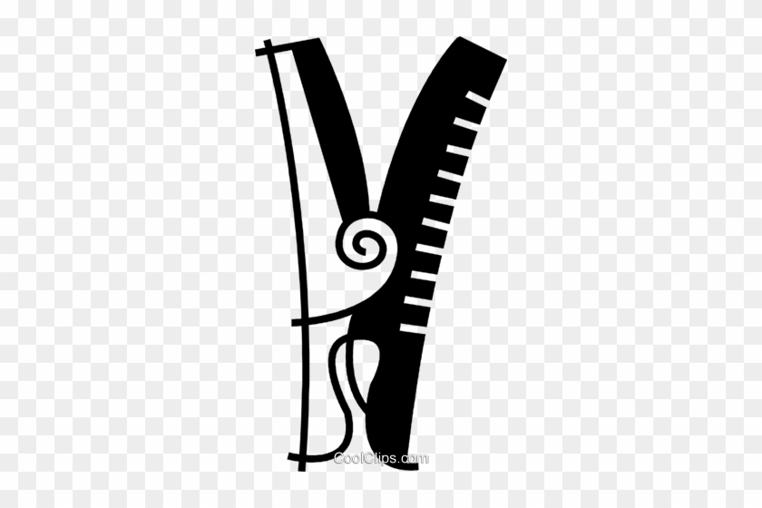 Clothes Pins Royalty Free Vector Clip Art Illustration - Illustration #1296200