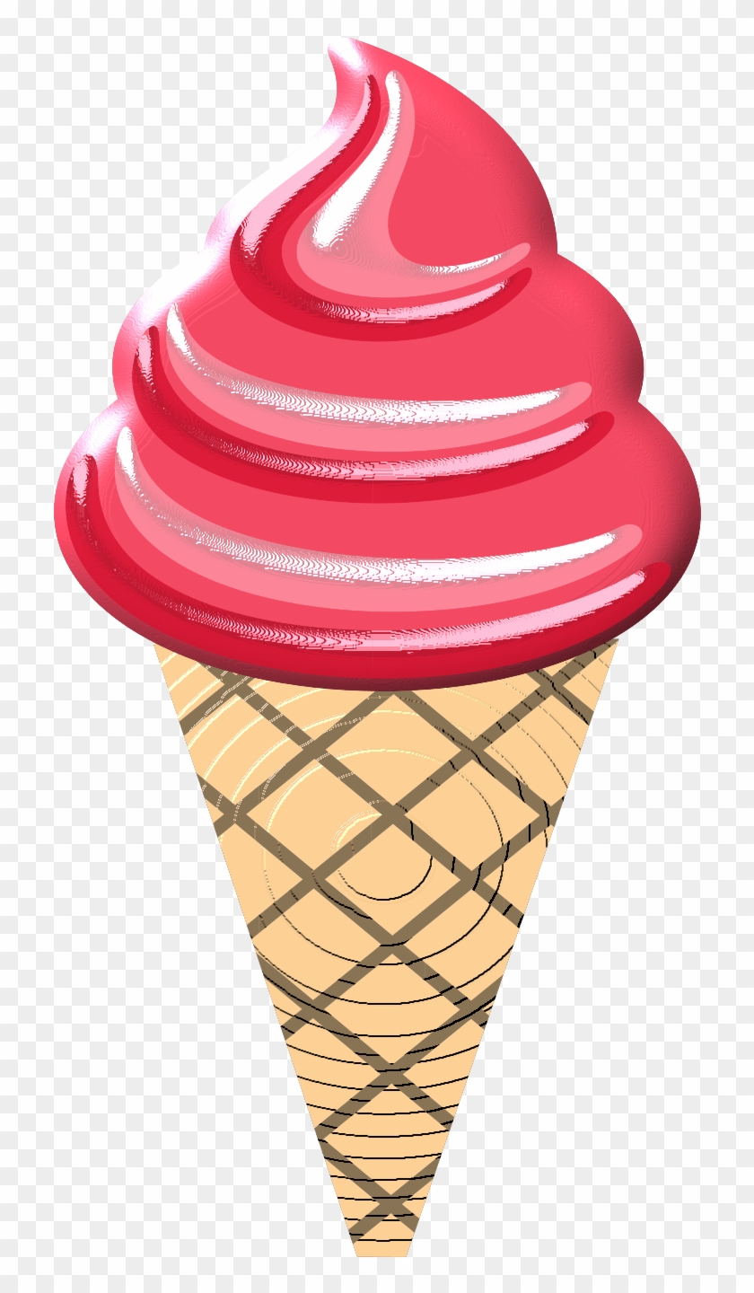 Ice Cream, Clip Art, Sweet Pastries, Conch Fritters, - Ice Cream Cone #1296205