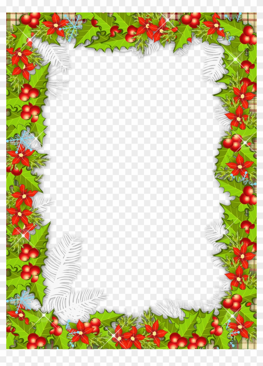 Christmas Mistletoe Png Photo Frame - Nor Tarva Banastexcutyunner #1296233