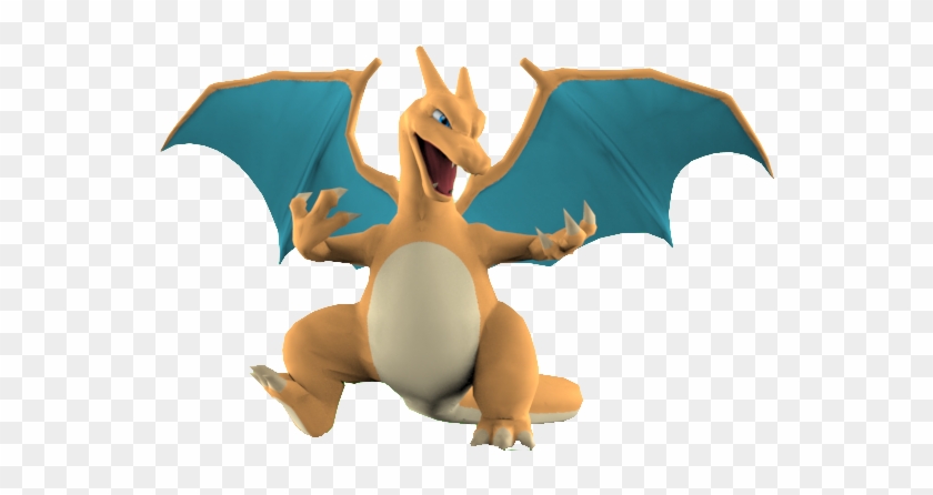 Anyways, This Is Just A Simple/subtle Skin Edit Based - Super Smash Bros Charizard Render #1296249