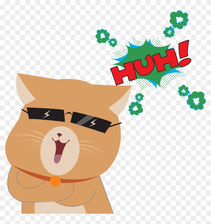 Sticker Lover Cat Messages Sticker-10 - Cartoon #1296301