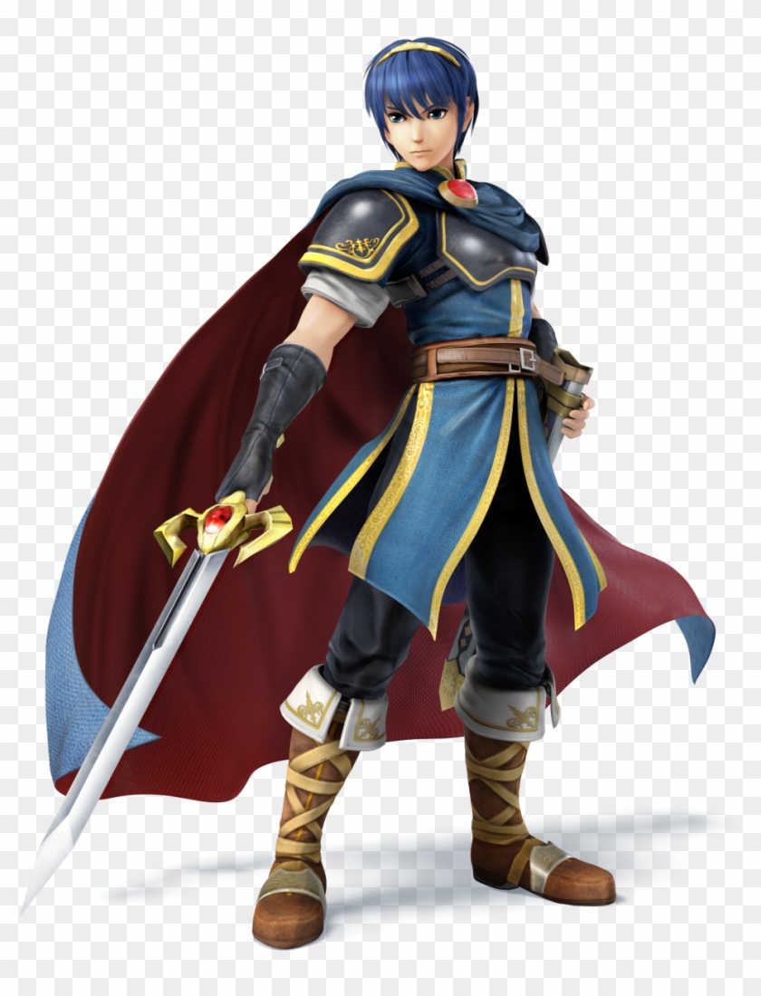 Marth Ssb4 - Super Smash Bros Wii U Marth #1296377