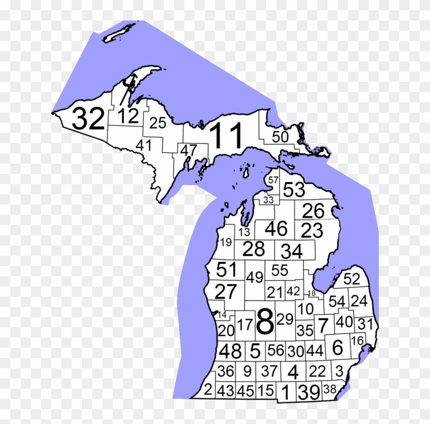 Courts Of Michigan Include - Michigan Circuit Court Districts #1296517