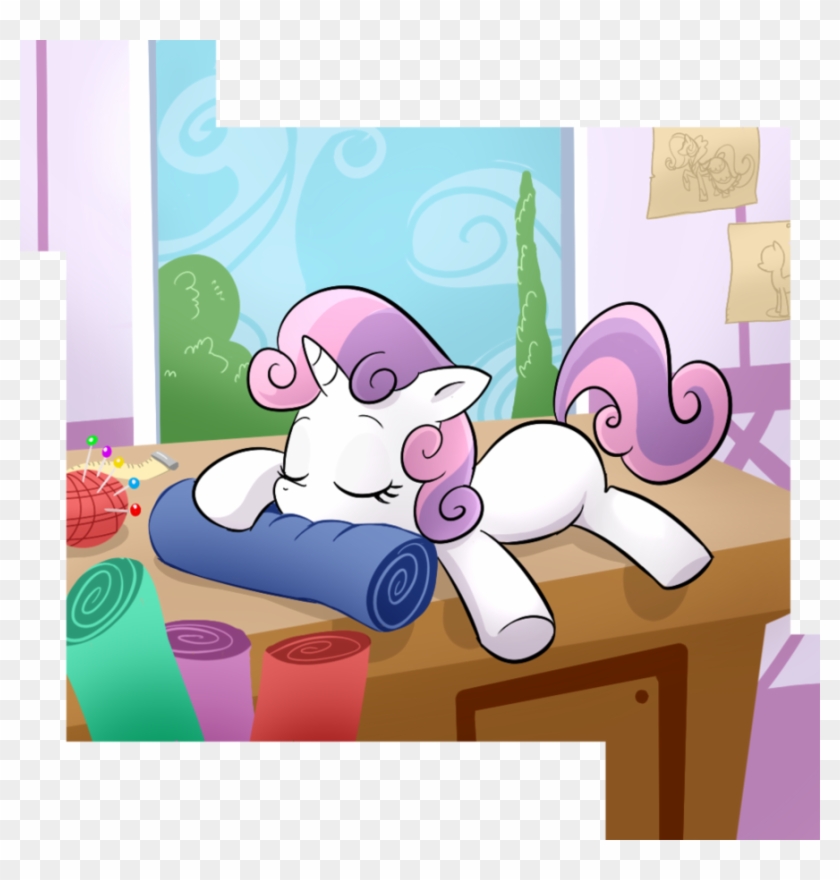 Good Fabric By Csimadmax - Sweetie Sleeping Belle Mlp #1296554