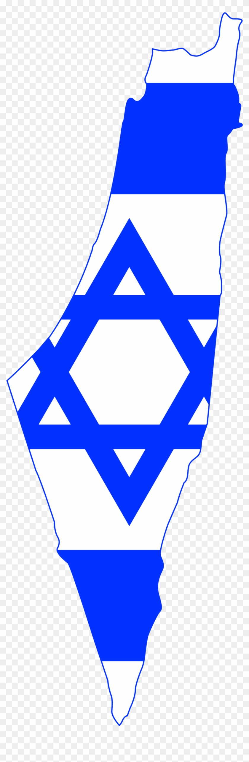 Israel Map Flag By Britannialoyalist Israel Map Flag - Clip Art #1296959