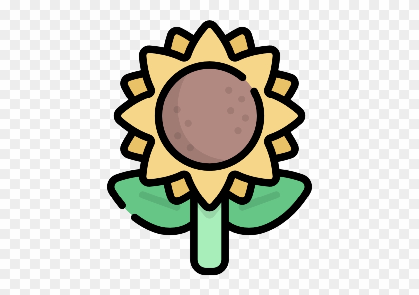 Sunflower Free Icon - Sunflower Line Art #1297072