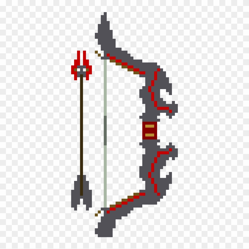 Ancient Bow And Arrow - Cool Pixel Art Bows #1297077