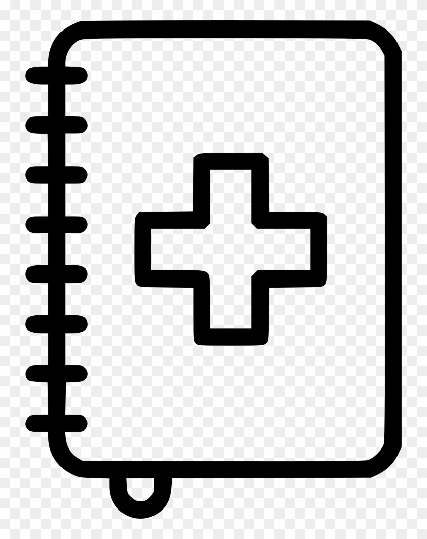 Notebook Medical Journal Book Health Diary Comments - Imagen De Un Hospital Para Dibujar #1297235