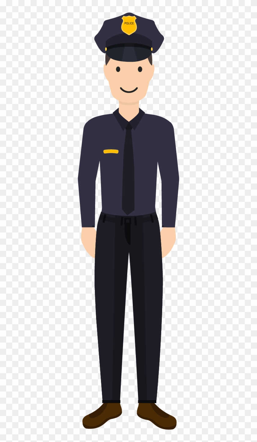 Police Officer Flat Design - Police Officer Png #1297246