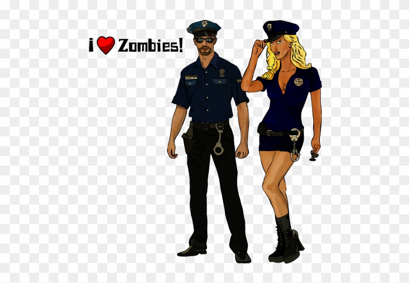 Concept Of Police Boy And Police Girl - Police Girl And Police Boy #1297267