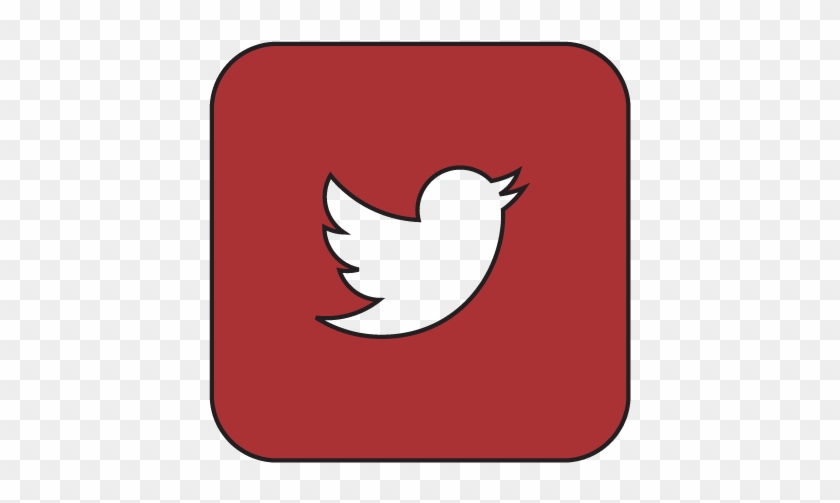 Google Red 01 Twitter Red 01 - Twitter Logo Dark Blue Png #1297319