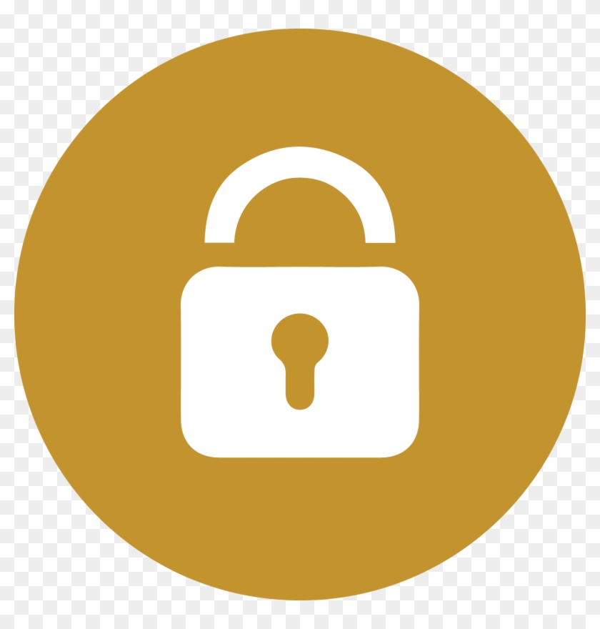 Data Policies And - Lock Icon Transparent Background #1297402