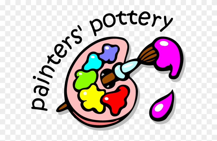 Painters' Pottery Logo - Team Clinton-kri Blue 400 Square Car Magnet 3" X 3 #1297584