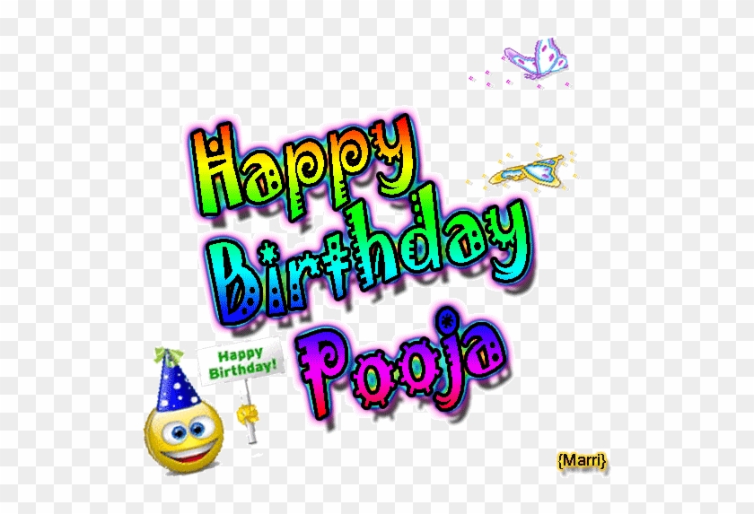 Glittering Golden And Brilliant Blue Ganapatipule - Happy Birthday Dear Pooja #1297698
