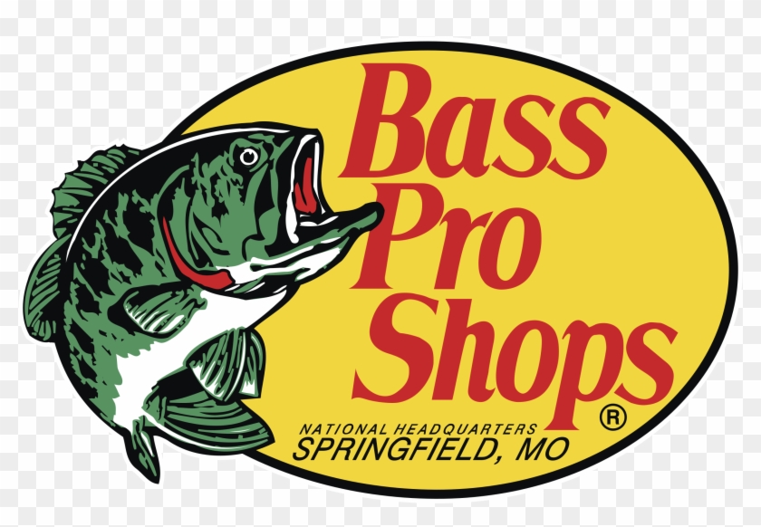 Bass Pro Shops Logo Black And White - Bass Pro Shops Logo Vinyl Decal - Red - 3"x5" #1297758