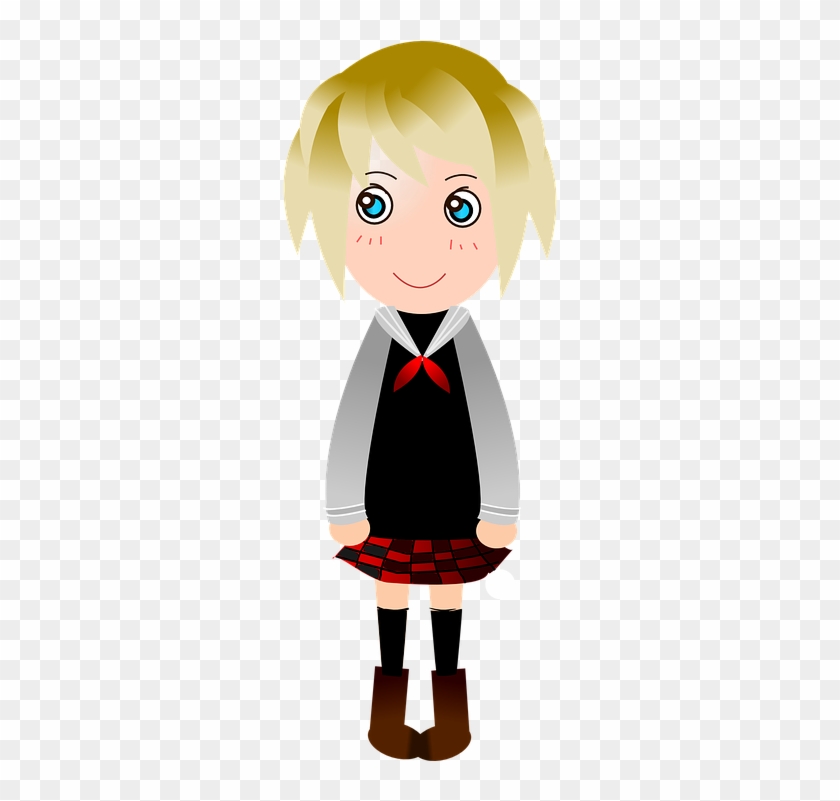 Cartoon Teenage Girl 22, Buy Clip Art - Cartoon #1297765