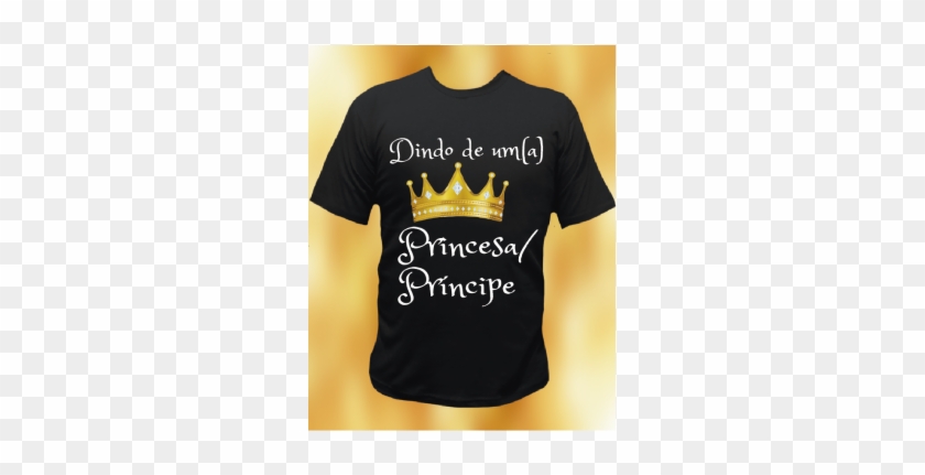 Camiseta Dindo Coroa Dourada - T-shirt #1297771