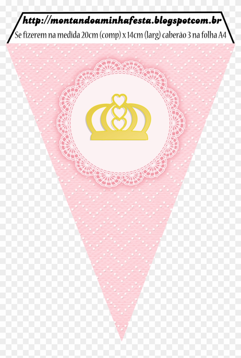 Bandeirola Coroa De Princesa - Bandeirola Coroa Para Imprimir #1297774