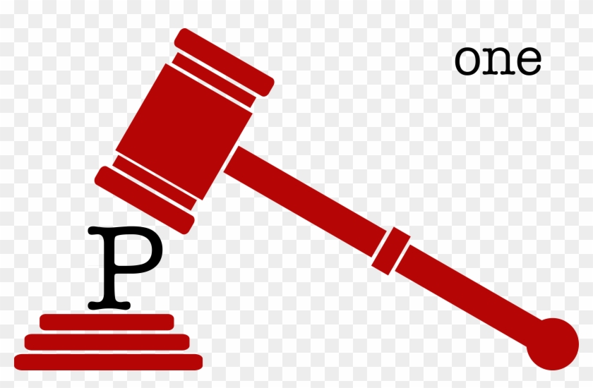 Transparent Background Gavel Clipart #1297818